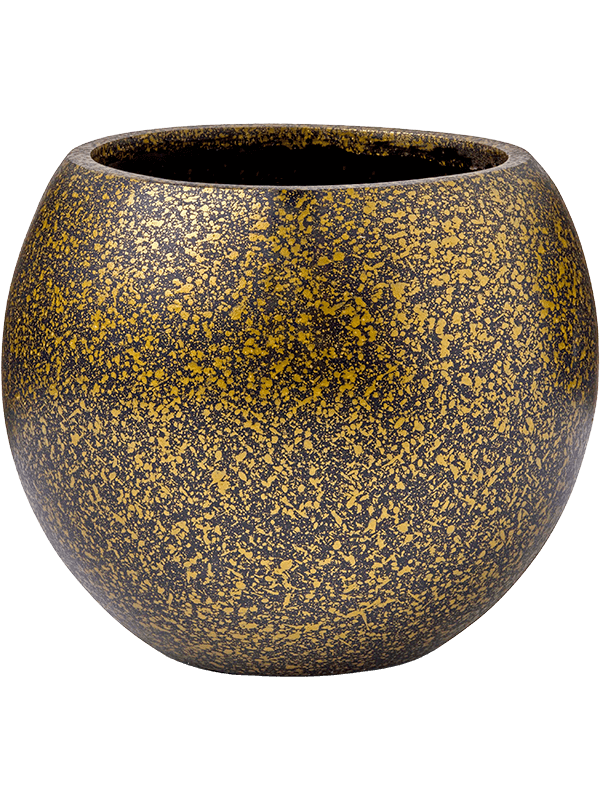 Кашпо Capi Lux Terrazzo (Vase Ball Black Gold) Арт: 6CAPZG101