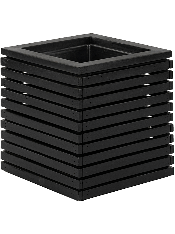 Кашпо Marrone Orizzontale (Cube Black) Арт: 6DLIMB901