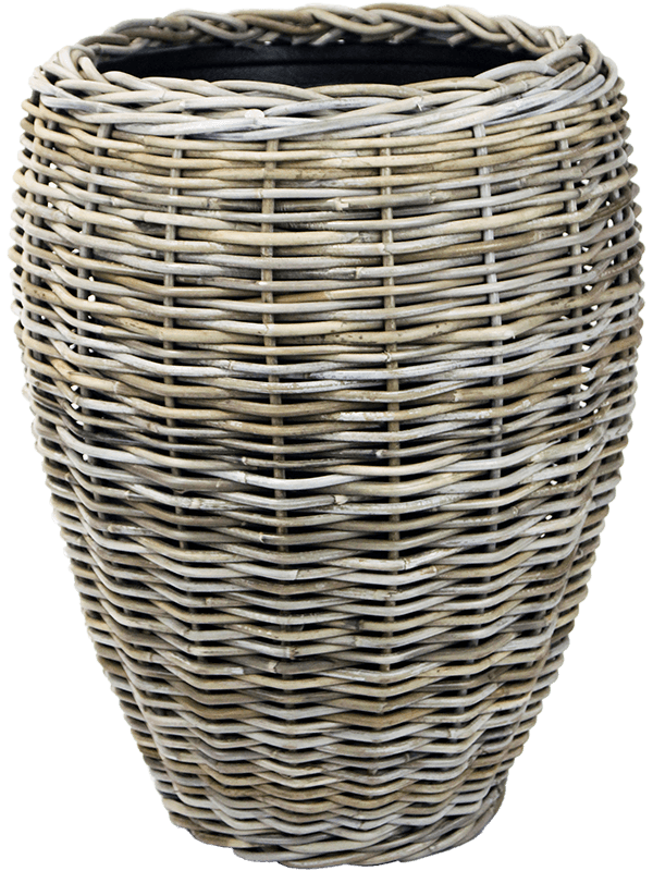 Кашпо Drypot Rattan (Vase grey) Арт: 6MND00932