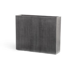 Кашпо TREEZ Effectory - Beton - Высокий Дивайдер - Тёмно-серый бетон 41.3317-02-009-GR-92/75