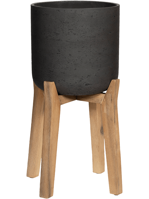 Кашпо Rough With Feet High (Charlie XL Black Washed) Арт: 6PPNRCH06