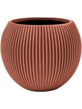 Кашпо Capi Nature Groove Special (Vase Ball Merlot Red) Арт: 6CAPGM109