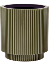Кашпо Capi Nature Groove Special (Vase Cylinder Green) Арт: 6CAPGX313