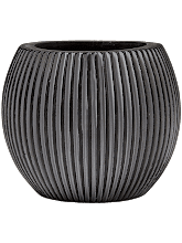 Кашпо Capi Nature Groove (Vase Ball Black) Арт: 6CAPGZ103