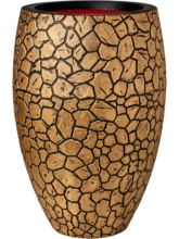 Кашпо Capi Nature Clay NL (Vase Elegant Deluxe Black Gold) Арт: 6CAPTCV80