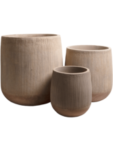 Кашпо Cay (High Pot Light Grey (set of 3)) Арт: 6DMP7232G