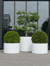 Кашпо Fiberstone (Jumbo Max Middle High M Glossy white) Арт: 6FSTGWJM7 1