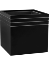 Кашпо Line-Up (Cube Matt Black (with liner and wheelplate)) Арт: 6LUPC38BW