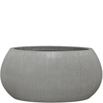 Кашпо Pottery Pots Ella Ridged dark grey