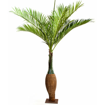 Бутылочная пальма искусственная, высота 345 см.