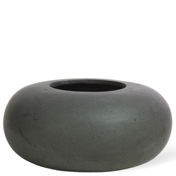 Кашпо Fleur Ami Polystone Donut Anthracite