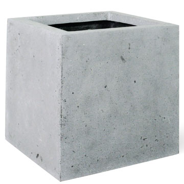 Кашпо Fleur Ami Polystone Square Grey