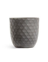 Кашпо TREEZ ERGO - Diamond - Чаша-конус - Мокко 41.1020-0037-WB-44 2