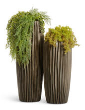 Кашпо TREEZ Effectory - Metal - Высокий конус Design Wave - Чернёная бронза 41.3321-07-047-GRP-075, 41.3321-07-047-GRP-097 6