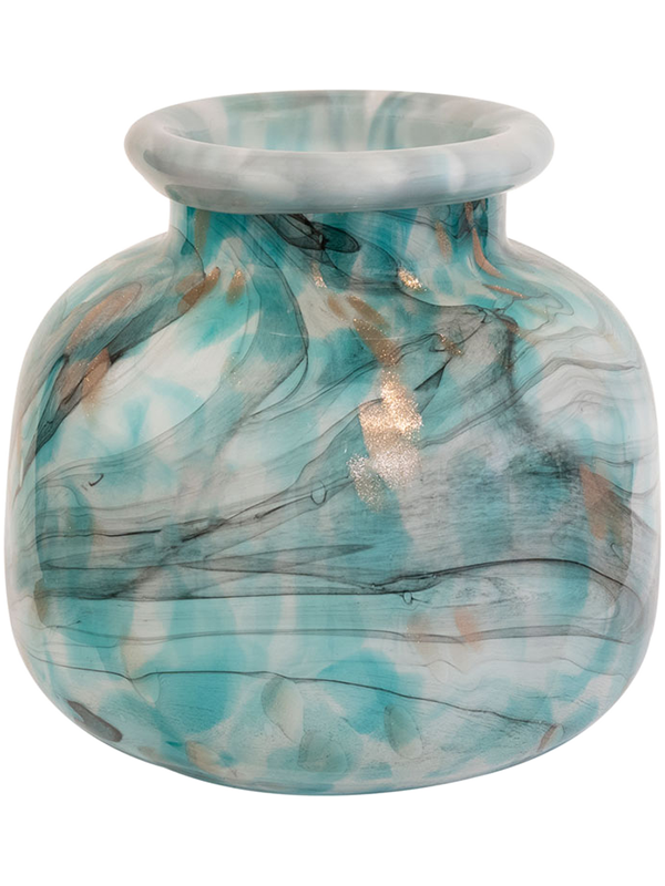 Ваза Macy vase aqua D24 H23 см