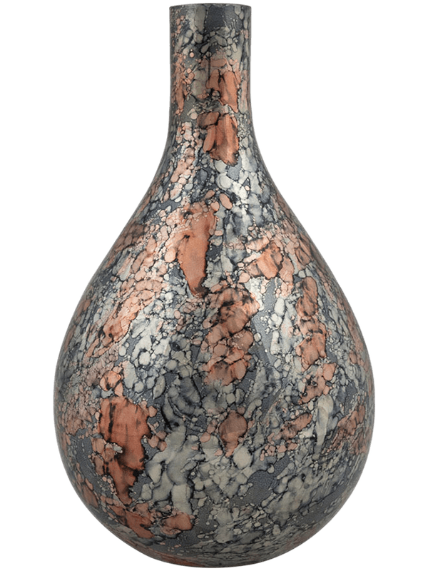 Ваза Sev bottle oyster pearl D18 H29 см