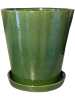 Вайб Горшок Зелёный D40×40 см