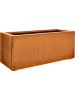 Cortensteel Прямоугольник С Крышкой Низкий With Feet 100×40×40 см