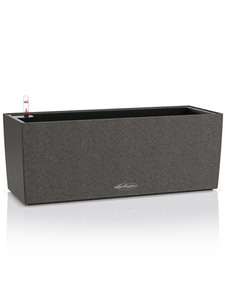 Кашпо Lechuza Balconera Stone 50 (графитовый черный) с автополивом Высота 19 см Длина 50 см