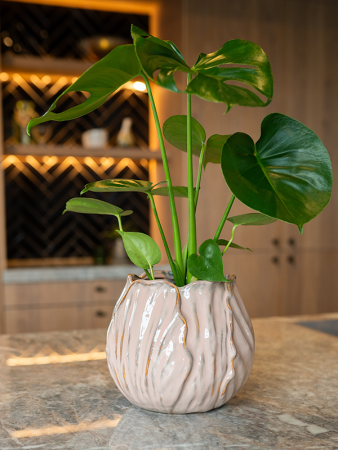 Flora Горшок Пудрово-розовый D20×17 см