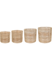 Majen Горшок Натуральный Набор Из 4 D22×22 см