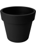 Зелёный Basics Верхнее Живой Чёрный Кашпо D30×25 см