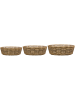 Jet Горшок Натуральный Набор Из 3 63×47×19 см