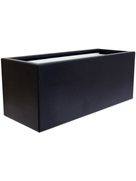 Кашпо Vepo betula rectangle anthracite L100 W40 H40 см
