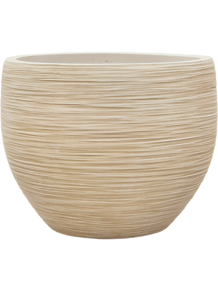 Кашпо Baq dune globe beige D37 H29 см