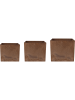Artstone Мод Набор Из 3 Горшок Дубовый 37×37×33 см
