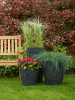 Artstone Клэр Горшок Чёрный D33×29 см
