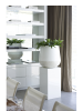 Бордовый Кашпо Eggshell Белый White + Lacquer D55×55 см