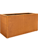Cortensteel Прямоугольник С Крышкой Низкий With Feet 120×50×60 см