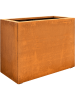 Cortensteel Прямоугольник С Крышкой Низкий With Feet 80×40×60 см