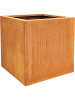 Cortensteel Квадрат С Крышкой Низкий With Feet 60×60×60 см