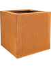 Cortensteel Квадрат С Крышкой Низкий With Feet 80×80×80 см