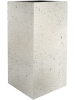 Кашпо Grigio high cube antique white L40 W40 H100 см