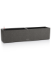 Кашпо Lechuza Balconera Stone 80 (графитовый черный) с автополивом Высота 19 см Длина 80 см