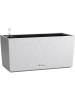 Кашпо Lechuza "Balconera Stone 40 Complete quarz white" (пластик), 40x19xH19 см