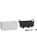 Кашпо Lechuza "Balconera Stone 40 Complete quarz white" (пластик), 40x19xH19 см