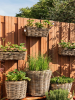 Drypot Rattan Раунд Серый D45×47 см