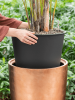Baq Металлик Серебристый Leaf Компаньон Матовый Медь С Вкладышем D34×90 см