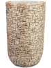 Кашпо Maxim pot tall shiny sand D14 H24 см