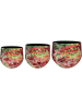 Дизайн Ламми Горшок Розово-красный Набор Из 3 D33×28 см