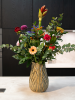 Flora Горшок Пудровый Тауп Вертикаль D20×30 см