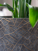 Denzel Горшок Глянцевый Цементный D8×7 см