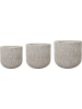Balia Горшок Цементный Набор Из 3 D37×37 см