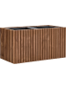 Baq Radia Прямоугольник Натуральный met Inzetbak 73×38×38 см