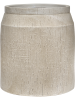 Кашпо Baq raindrop cylinder beige D36 H39 см