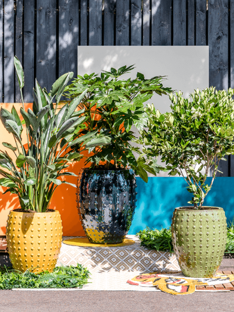 Лаос Император Океанический Синий D54×67 см